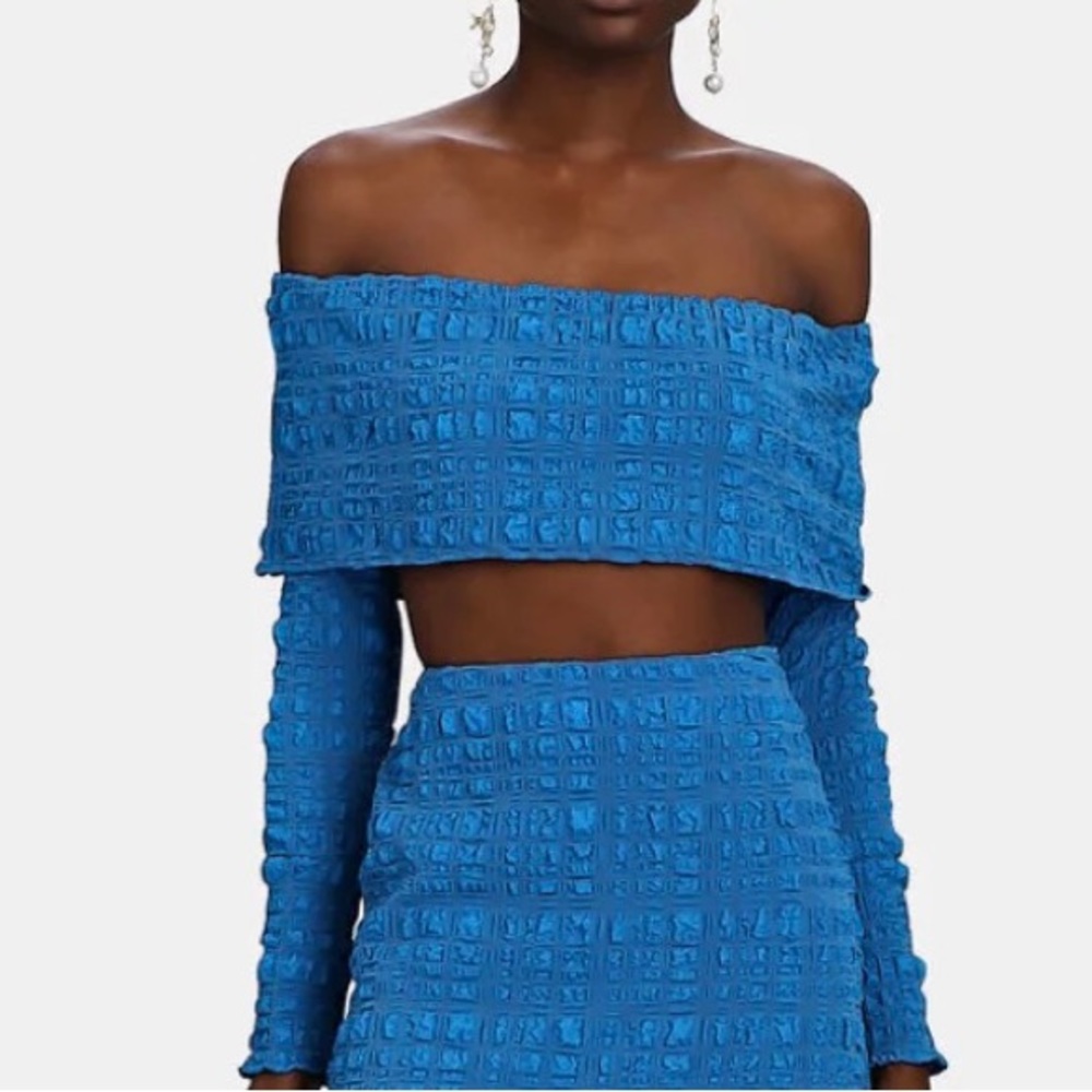 CULT GAIA NWT Blue Off The Shoulder Top
